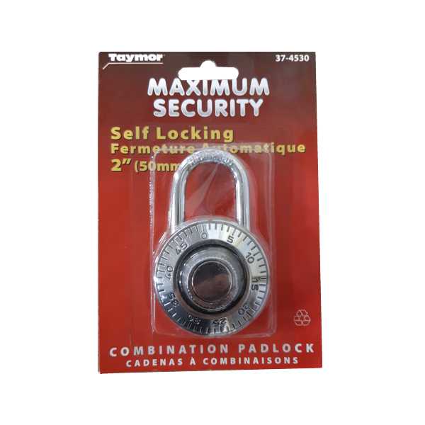 Maximum Security Dial Combination Lock